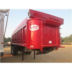 1999 PALMER TA24H T/A DUMP TRAILER, S/N 1P924HS25XA003402, 11R24.5 TIRES