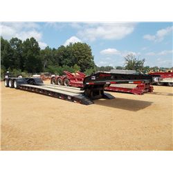 2007 FONTAINE 24' TRI-AXLE DETACHABLE LOWBOY TRAILER, S/N 4LFE5330073529645, HONDA POWER UNIT, AIR R