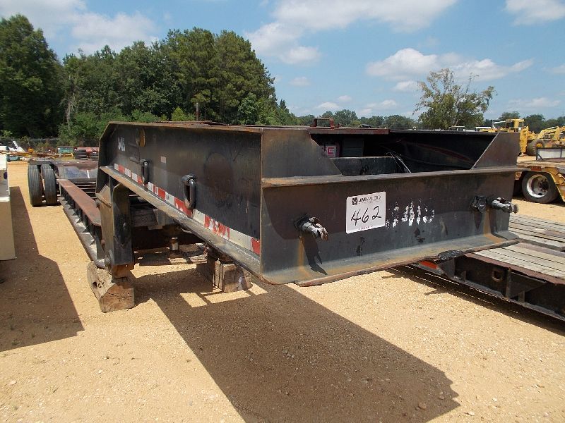 1990 BOAZ 6016 DLAT1 QUAD AXLE LOWBOY TRAILER, S/N 1424M5242LAB60042