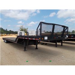 2004 LEDWELL T/A LOWBOY TRAILER, S/N 1L9GA72A34L033132, 48' - 102" WIDE, WINCH, MOTOR GRADER RAMPS, 