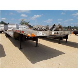 2002 TRANSCRAFT 53' STEP DECK TRAILER, S/N 1TTE5320021068399, ALUM, AIR RIDE SUSP, SPREAD AXLES, 12 