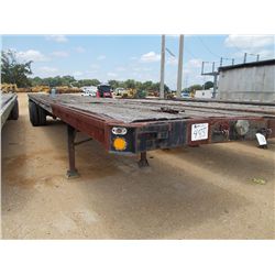 GREAT DANE 8' X 40' T/A FLAT BED TRAILER, S/N , SLIDING T/A, 10.00-22 TIRES