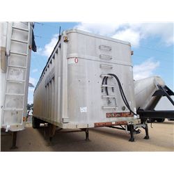 1994 SOMERSET 48' LIVE BOTTOM TRAILER, S/N 1S9ALO445RM006257, OPEN TOP, SWING DOOR, WALKING FLOOR, T