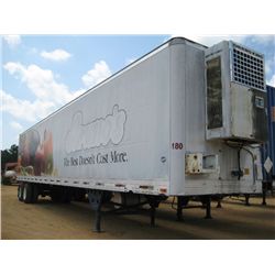 1995 UTILITY 48' T/A REEFER VAN TRAILER, S/N 1UYV52484SM489012, THERMO KING REEFER UNIT, SLIDING T/A