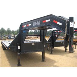 2005 FABRIQUE PAR 8' X 25' GOOSENECK TRAILER, S/N 5L8GF302051001688, 5' DOVETAIL, FOLD UP RAMPS, DUA