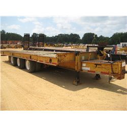 TRAIL BOSS 102" X 27' TRI-AXLE UTILITY TRAILER, S/N TILT TRAILER, 215/75R17.5 DUAL TIRES (BILL OF SA