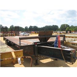 102" X 39' T/A TAG TRAILER, S/N 13HGEC86396, 5' DOVETAIL, FOLD UP RAMPS, DUAL WHEELS, 10.00R15 TIRES