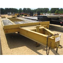 T/A TAG TRAILER, S/N CH0045Z, 24', RAMPS (BILL OF SALE ONLY)