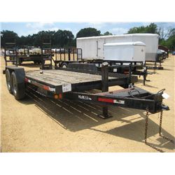 2006 K & K 16' T/A TAG TRAILER, S/N 1K9ES16296A175448, 14K GVWR, ELEC BRAKES, RAMPS