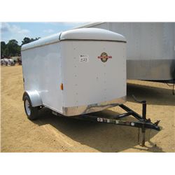2006 CARRY ON 5' X 8' ENCLOSED S/A TAG TRAILER, S/N C06706356