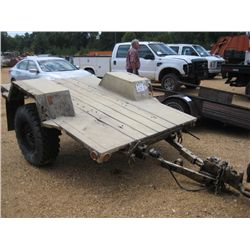 CHASSIS TRAILER 1 TON S/A, S/N 567628, PINTLE HOOK