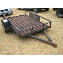 5'X8" S/A TAG TRAILER, P205/70R15 TIRES