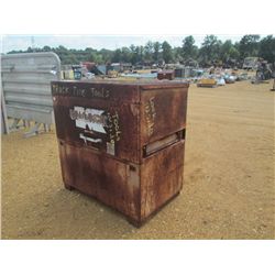 KNAACK TOOL BOX W/MISC TIRE TOOLS