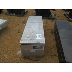 59" ALUMINUM TOOL BOX W/ 60 GAL FUEL TANK