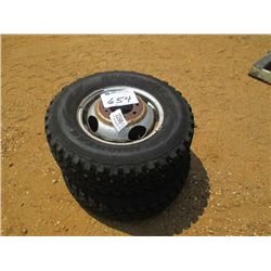 1 LOT (2) LT245/75R16 TIRES & RIMS