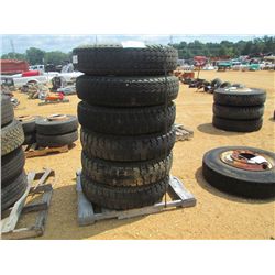 1 LOT (6) 9.00-20 TIRES & RIMS