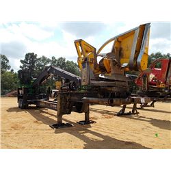 JOHN DEERE 437C LOG LOADER, S/N 162756, JOHN DEERE ENG, ECAB W/ AIR, CSI 264 DELIMBER, MTD ON PITTS 