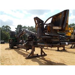 JOHN DEERE 437C LOG LOADER, S/N 163985, CSI 264 DELIMBER, ECAB W/AIR, MTD ON PITTS TRAILE, S/N 80958