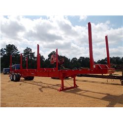 (UNUSED) 2015 PITTS LT40L 4 BOLSTER LOG TRAILER, S/N 5JYLT4025FP151642, 11R24.5 TIRES (**12% FRET TA