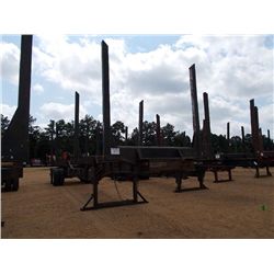 PITTS 4 BOLSTER LOG TRAILER, S/N 5JYLT40222P020629, 11R22.5 TIRES