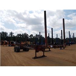 2 BOLSTER POLE LOG TRAILER, S/N 1NT154726B1000227, 11R22.5 TIRES