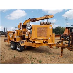 BANDIT 1850 CHIPPER, S/N 1026, CUMMINS DIESEL, 18" CHIPPER MTD ON T/A TRAILER
