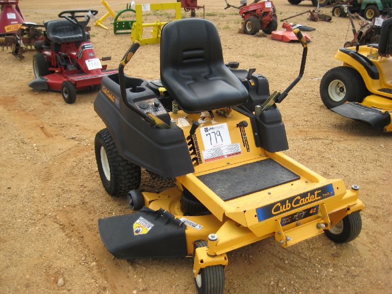 CUB CADET 42" ZERO TURN MOWER, S/N 1C038G90257 J.M. Wood Auction