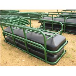 1 LOT (2) UNUSED 8' FEED BUNKS
