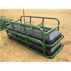 1 LOT (2) UNUSED 8' FEED BUNKS