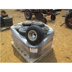 1 LOT 18X8.50-8 TIRES & RIMS