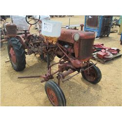 FARMALL CUB TRACTOR, S/N 12224, 3 PTH, PTO, (DOES NOT RUN)