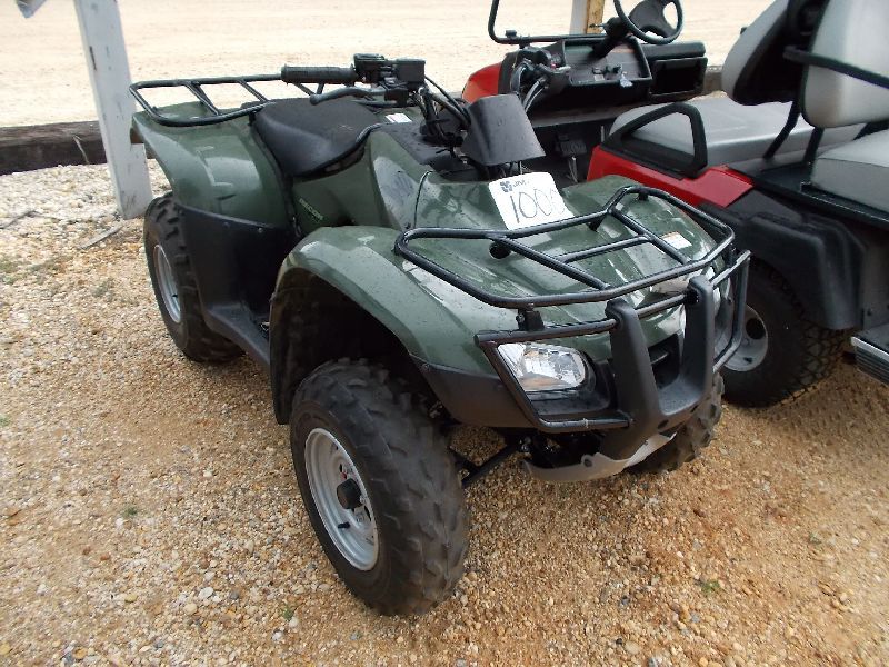 2007 HONDA RECON ES 250 ATV, S/N 1HFTE214574718468, 5 SPD, FRONT & REAR ...