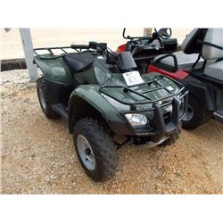 2007 HONDA RECON ES 250 ATV, S/N 1HFTE214574718468, 5 SPD, FRONT & REAR RACKS