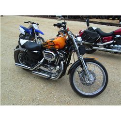 2007 HARLEY DAVIDSON 1200 CUSTOM SPORTSTER, S/N 1HDICT3187K430521, FUEL INJECTED 1200 CC ENG, 5 SPD 