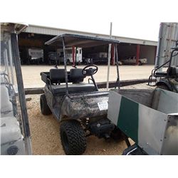 CLUB CAR GOLF CART, S/N AG9946-841168, GAS ENG, LIFT KIT