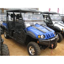 2014 BENNCHE 700X CREW EFI 4X4 CART, S/N LWGMDYZ68EB000271, WINCH, METER READING 11 HRS