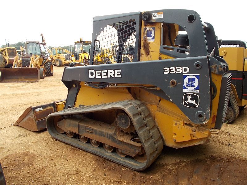JOHN DEERE 333D SKID STEER LOADER, S/N 185116 (10 YR) TRACK TYPE, GP ...