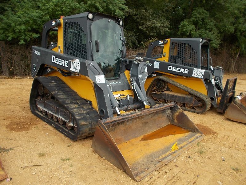JOHN DEERE 329D SKID STEER LOADER, S/N 220116 (12 YR) TRACK TYPE, GP ...
