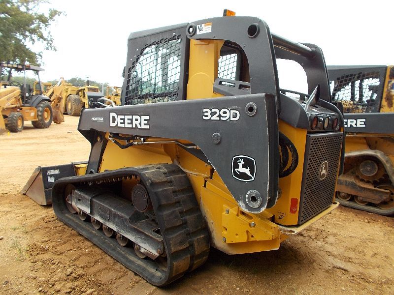 JOHN DEERE 329D SKID STEER LOADER, S/N 220116 (12 YR) TRACK TYPE, GP ...