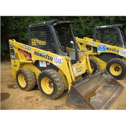 KOMATSU SK815-5 SKID STEER LOADER, S/N 0489 (06 YR) GP BUCKET, CANOPY, METER READING 1,800 HRS