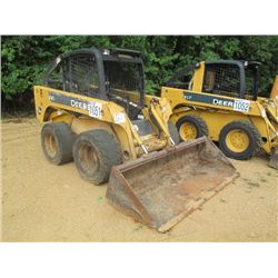 JOHN DEERE 320 SKID STEER LOADER, S/N 131319 (06 YR) GP BUCKET, CANOPY, METER READING 5,320 HRS