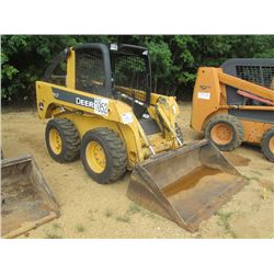 JOHN DEERE 317 SKID STEER LOADER, S/N 142603 (07 YR) GP BUCKET, CANOPY, METER READING 2,029 HRS