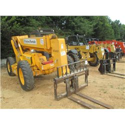 JCB 506CHL FORKLIFT, S/N SLP5CCJC6E1184430, 6,000# CAPACITY, CANOPY, METER READING 1,411 HRS