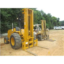 HARBO HP8500 FORKLIFT, S/N 907291, DOUBLE STAGE MAST, CANOPY, METER READING 2,700 HRS