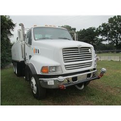 2000 STERLING T/A WATER TRUCK, S/N 2FZXEECB6YAG76016, 320HP C-10 CAT ENG, 10 SPD TRANS, 40K REARS, 1