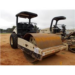 INGERSOLL RAND SD100DTF VIBRATORY ROLLER, S/N 172272 (02 YR) 84" SMOOTH DRUM, CANOPY, METER READING 