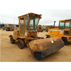 CHALLENGER II BROOM, S/N K2077, JOHN DEERE DIESEL ENG, ECAB, METER READING 3,977 HRS