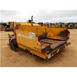 BLAW KNOX PF875 ASPHALT PAVER, S/N 01-016, 8' HYD SCREED