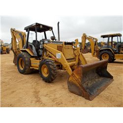 CAT 436B LOADER BACKHOE, S/N 7FL00721, GP BUCKET, EXTENDAHOE, CANOPY, METER READING 10,703 HRS