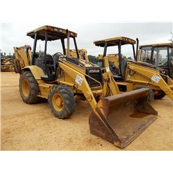 CAT 416C 4X4 LOADER BACKHOE, S/N 4ZN21094 (2000 YR) GP BUCKET, CANOPY, METER READING 7,540 HRS